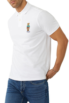 Embroidered Bear Polo Shirt